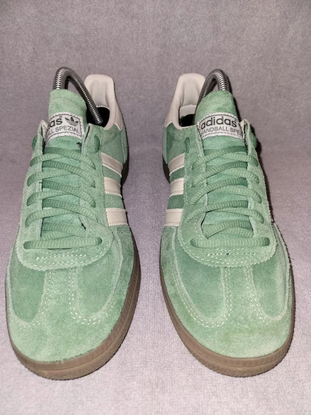 Adidas HANDBALL SPEZIAL IG6192 Preloved Green White Brown Gum Men's Size 7.5